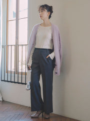LANATEC LEYセミフレアパンツ≪洗濯機で洗える≫
