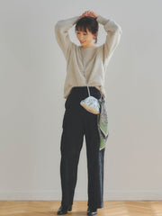 シャーベット別珍カーゴパンツ≪洗濯機で洗える≫