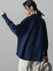 【WEB限定】≪洗えるニット/Lサイズあり≫すっきりハイネックニット