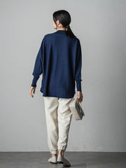 【WEB限定】≪洗えるニット/Lサイズあり≫すっきりハイネックニット