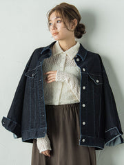 【カタログ掲載】FLOCK on DENIMジャケット≪手洗い可能≫