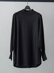 【WEB限定】≪洗えるニット/Lサイズあり≫すっきりハイネックニット
