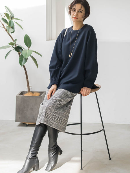 【WEB限定】ナローシルエットスカート≪洗える≫