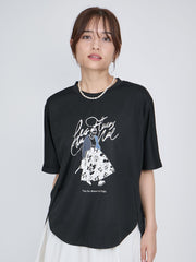 ドールモチーフプロントTシャツ≪手洗い可能≫