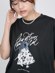 ドールモチーフプロントTシャツ≪手洗い可能≫