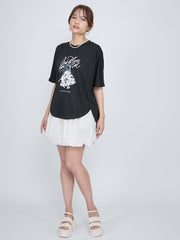 ドールモチーフプロントTシャツ≪手洗い可能≫