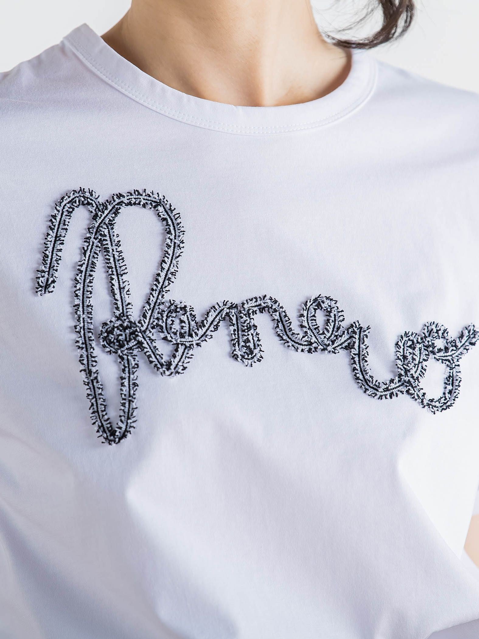 フリンジコードロゴTシャツ≪手洗い可能≫