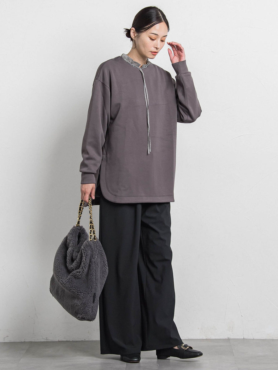 WEB限定】【VIOLAd'ORO】エコムートン チェーンショルダートート