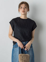 【WEB限定】ジャガードニット≪手洗い可能≫