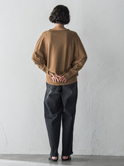 【大きいサイズ】ストレッチドルマンニット≪手洗い可能≫