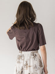 LADY&HORSEスカーフ付きカットソー≪洗濯機で洗える≫