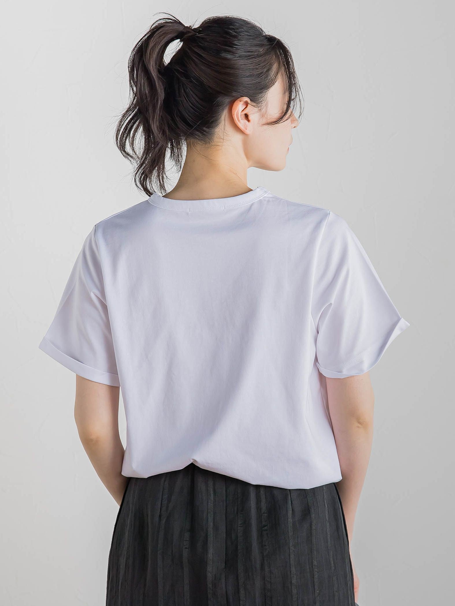 フリンジコードロゴTシャツ≪手洗い可能≫