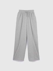 ミニ裏毛ピンタックワイドパンツ≪手洗い可能≫