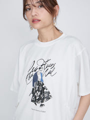 ドールモチーフプロントTシャツ≪手洗い可能≫