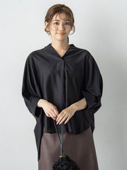 セミシアースキッパーブラウス≪洗濯機で洗える≫