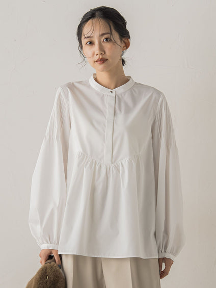 TCタイプライターブラウス≪洗濯機で洗える≫