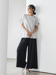 【J Lounge限定】la.f...ロゴTシャツ≪手洗い可能≫