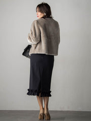 TISSAVELフェイクファージャケット