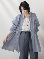 【WEB限定】“体型カバーも叶う”3WAYチュニックブラウス≪洗濯機で洗える≫