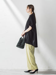 【WEB限定】タンブラーブッチャーワイドパンツ≪手洗い可能≫