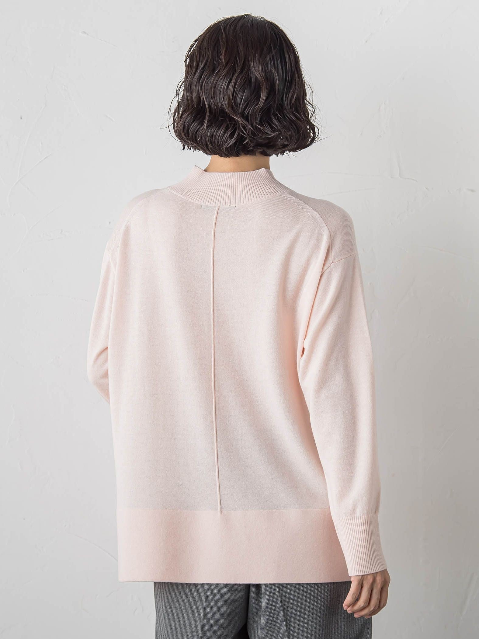 【新色追加】ファインウールハイネックニット