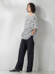 【WEB限定】ハイテンションワイドパンツ≪洗濯機で洗える≫