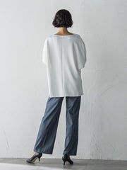 【WEB限定】”もっちり素材”ダンボールドルマンプルオーバー≪手洗い可能≫