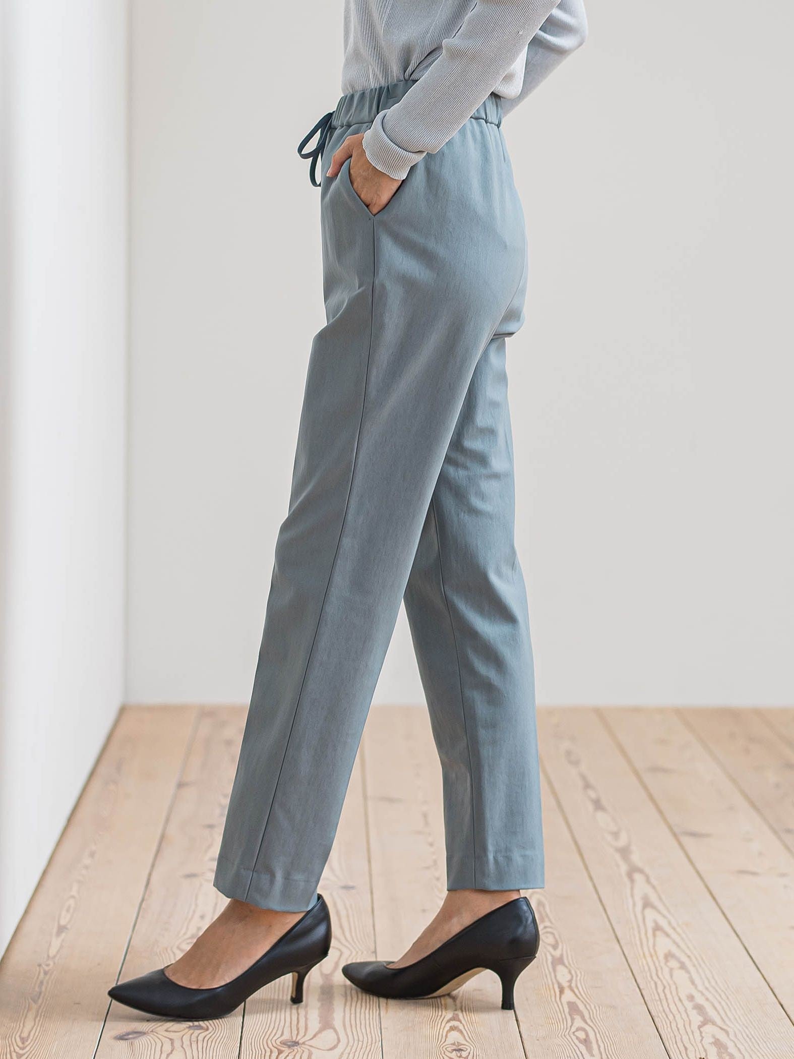 <極>”ラクきれい”裏起毛ジョグパン