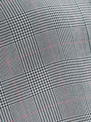 【洗濯機で洗える】とろみ素材グレンチェックシャツ