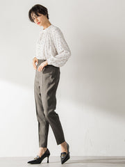 ツムギートストレッチテーパードパンツ≪セットアップ/洗える≫