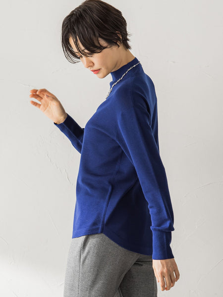 【STORY11月号掲載】【洗えるニット】Brisbaneハイネックプルオーバー≪WEB限定カラー≫