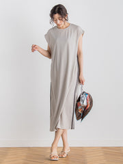 【WEB限定】カットジョーゼットサイドラインワンピース≪手洗い可能≫