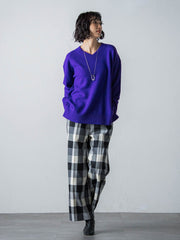 【洗えるニット】ウールカシミヤVネックニットプルオーバー