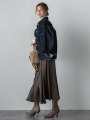【カタログ掲載】FLOCK on DENIMジャケット≪手洗い可能≫