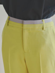 LANATEC LEYセミフレアパンツ≪洗濯機で洗える≫