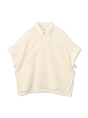 【一部店舗限定販売】ミニマルシャツライクプルオーバー≪手洗い可能≫