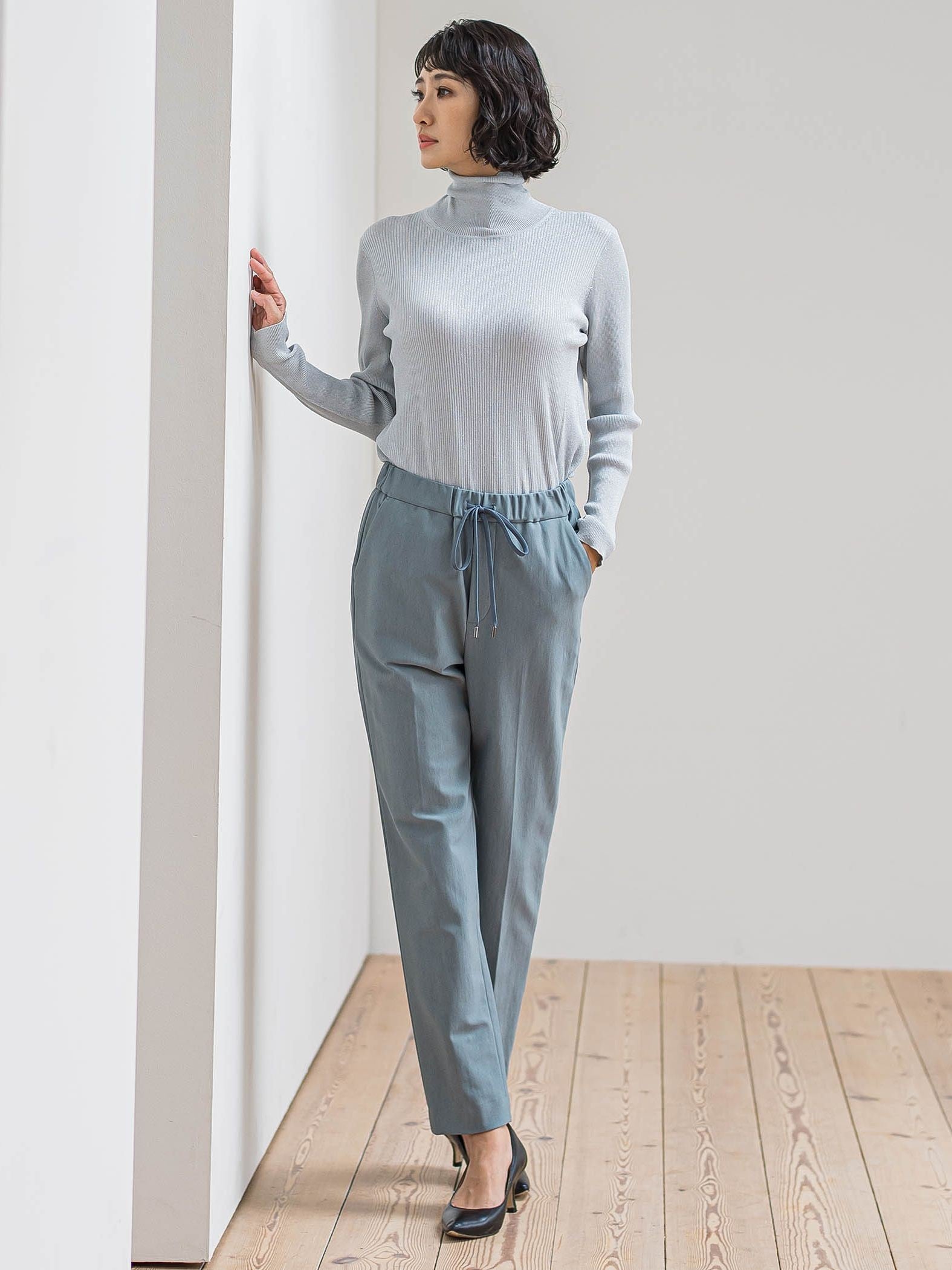 <極>”ラクきれい”裏起毛ジョグパン