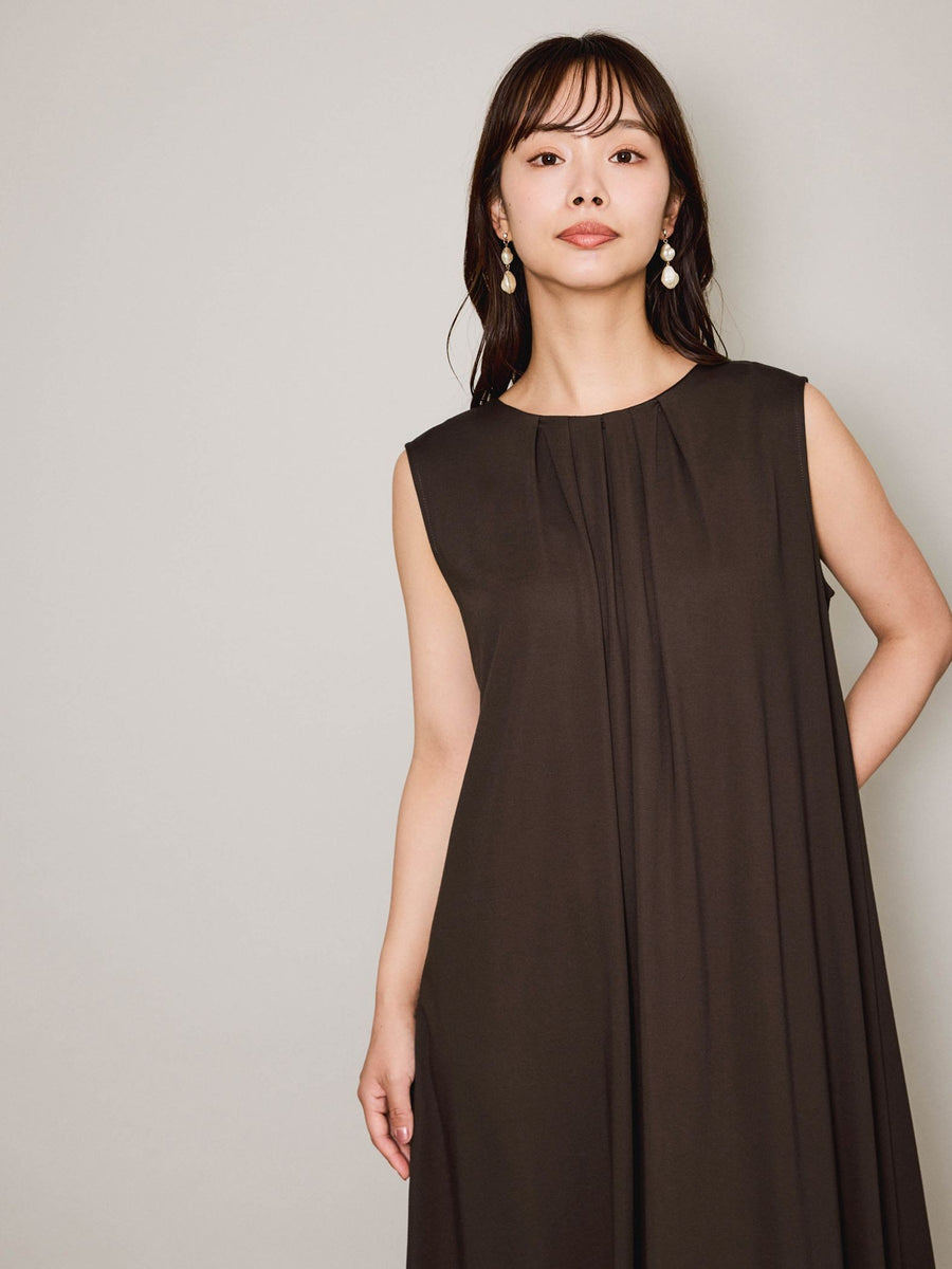 コンフォールポンチタックプリーツワンピース≪洗濯機で洗える