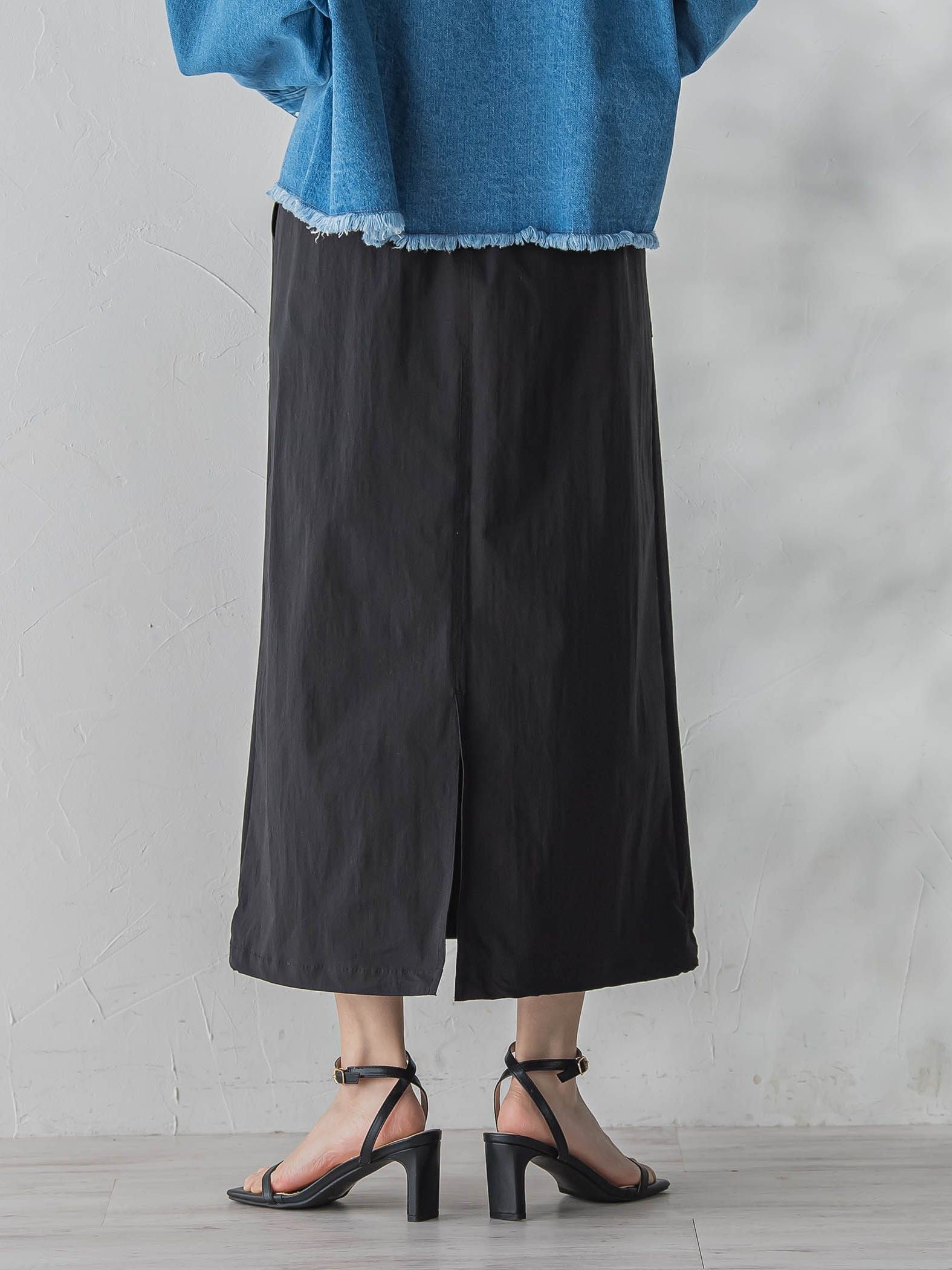 【WEB限定】ストレッチタフタスカート