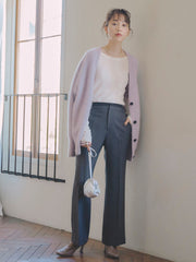 LANATEC LEYセミフレアパンツ≪洗濯機で洗える≫