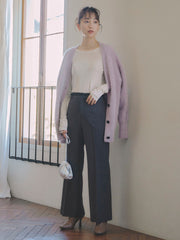 LANATEC LEYセミフレアパンツ≪洗濯機で洗える≫