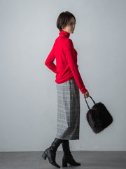 【WEB限定】ナローシルエットスカート≪洗える≫