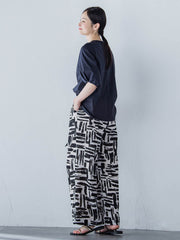 【WEB限定】きれいめハーフスリーブカットソー ≪接触冷感/洗濯機OK≫