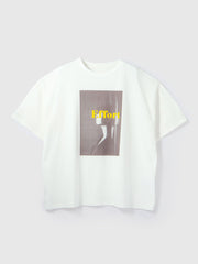 配色フォトプリントTシャツ≪手洗い可能≫