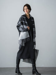 【WEB限定】LANABLENDニットワンピース≪洗えるニット/Lサイズあり≫