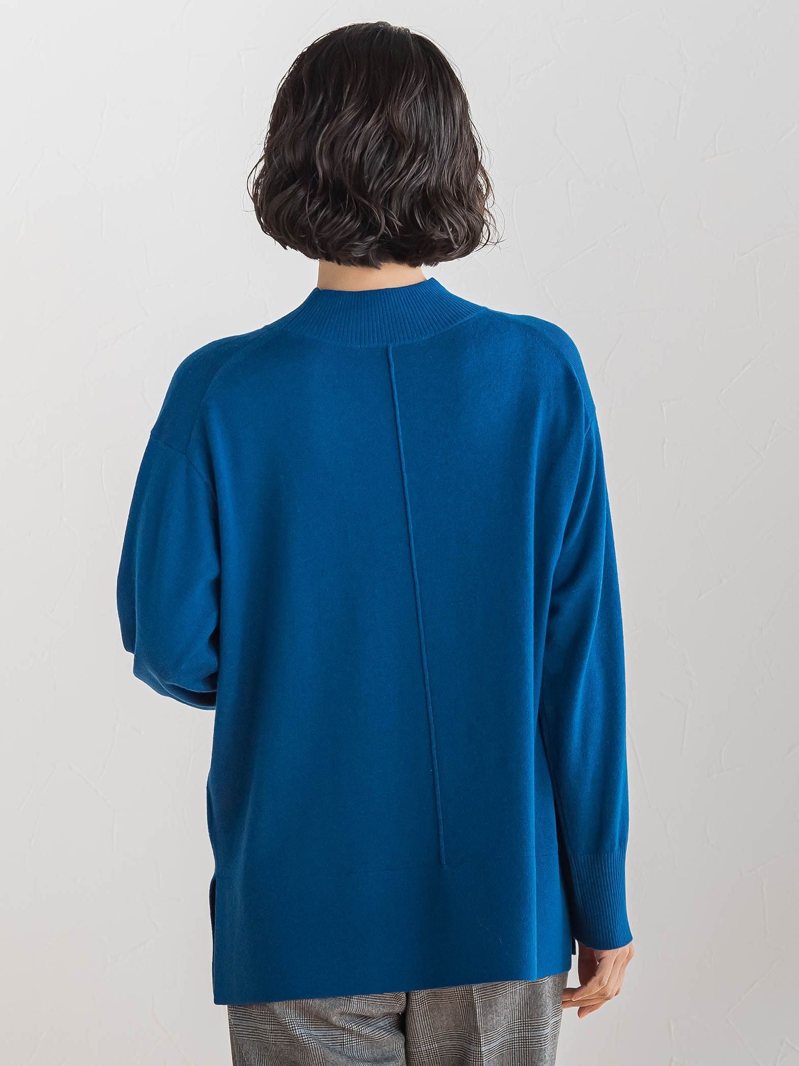 【新色追加】ファインウールハイネックニット