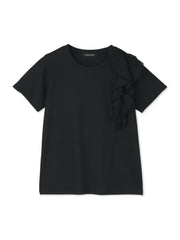 アシメショルダーフリルTシャツ≪手洗い可能≫