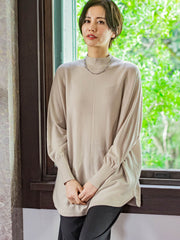【WEB限定】≪洗えるニット/Lサイズあり≫すっきりハイネックニット