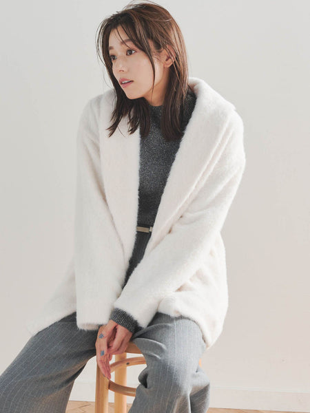 【WEB別注】シャギーショートコート