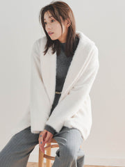 【WEB別注】シャギーショートコート